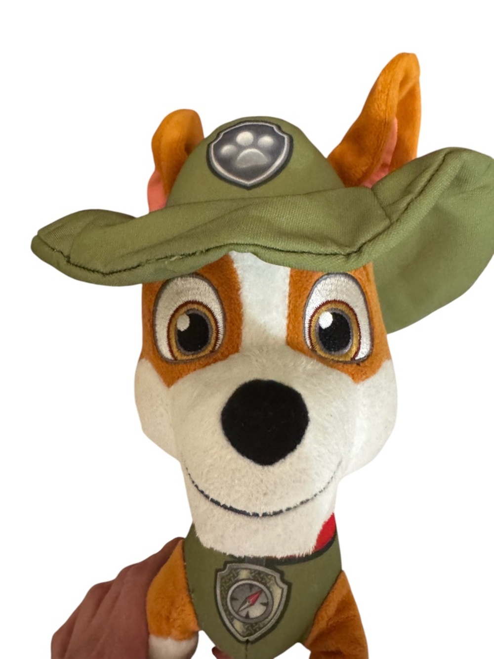 Official PAW Patrol Tracker Plush – Jungle Rescue Explorer Dog